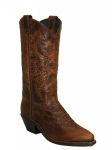 Women's Dark Brown Western Boots Snip Toe